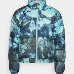 The North Face NSE 2000 puffer jacket in wasabi ice print