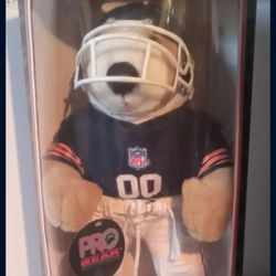 Vintage Chicago Bears NFL PRO Bear 18" Tall Teddy Bear For The Ultimate Sports Fan
