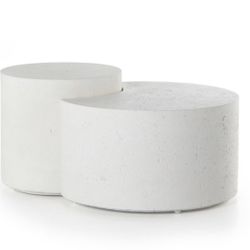 NESTING CONCRETE COFFEE TABLE 