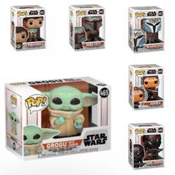 Funko Pop! Disney Star Wars Figures Set