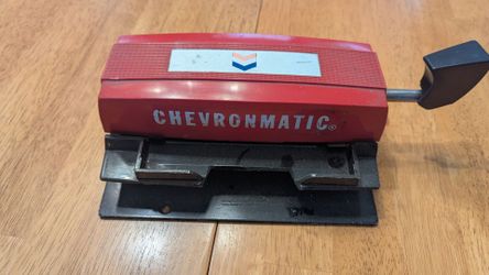 Vintage petroliana - Chevronomatic credit card machine