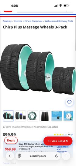 Chirp massage wheel 3 pack