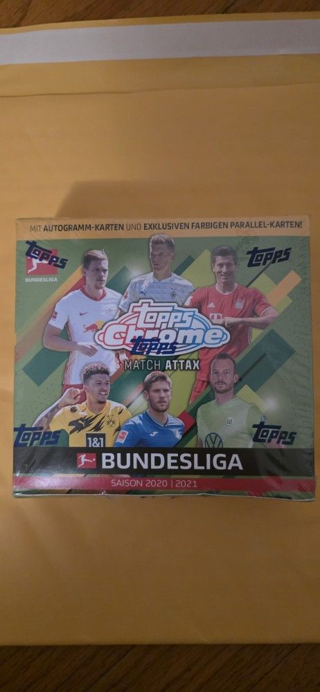 Topps Chrome Bundesliga Match Attax Sealed Box