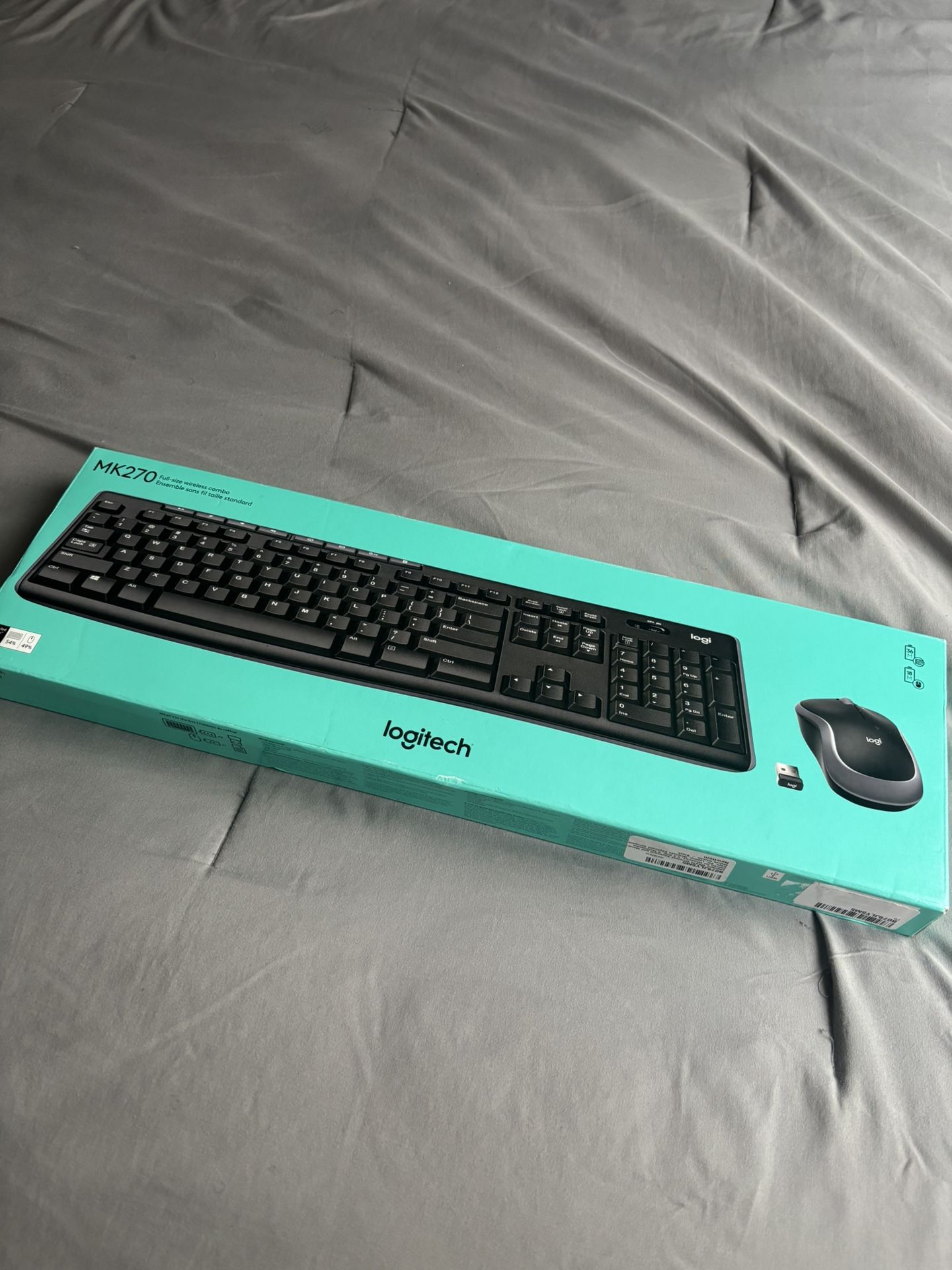Logitech MK270 Wireless Keyboard & Mouse Combo - Brand New Sealed