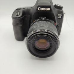 Canon EOS 6D DSLR Camera w/ Canon EF 80–200mm Lens and Battery
