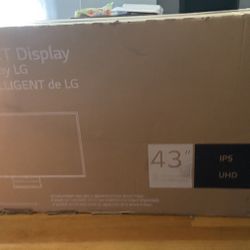 (Brand New )43" 4K UHD IPS MyView Smart Monitor with webOS and USB Type-C 