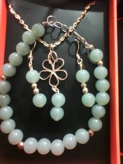 Necklace , Earrings , Bracelet Bundle