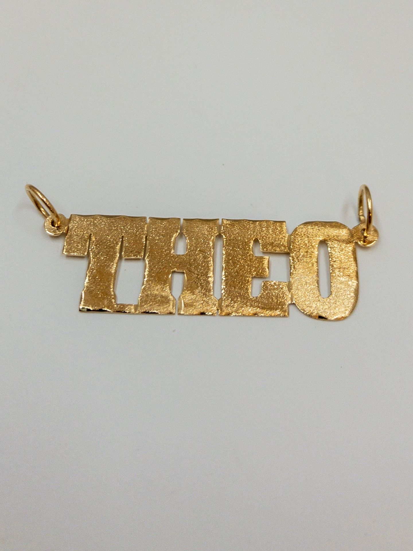 10k Gold Nameplate Theo
