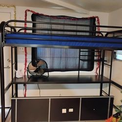Twin Loft Bed With Desk 