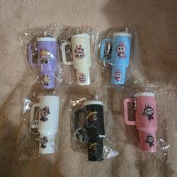 Labubu Mini Tumbler Keychains 