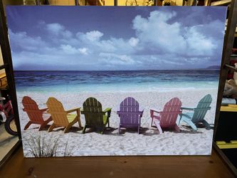 Beach Picture On Canvas