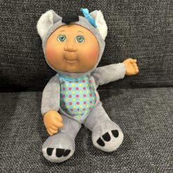 Cabbage Patch Kids Cuties 10" Doll Gray Koala Bear Thumb Sucker CPK