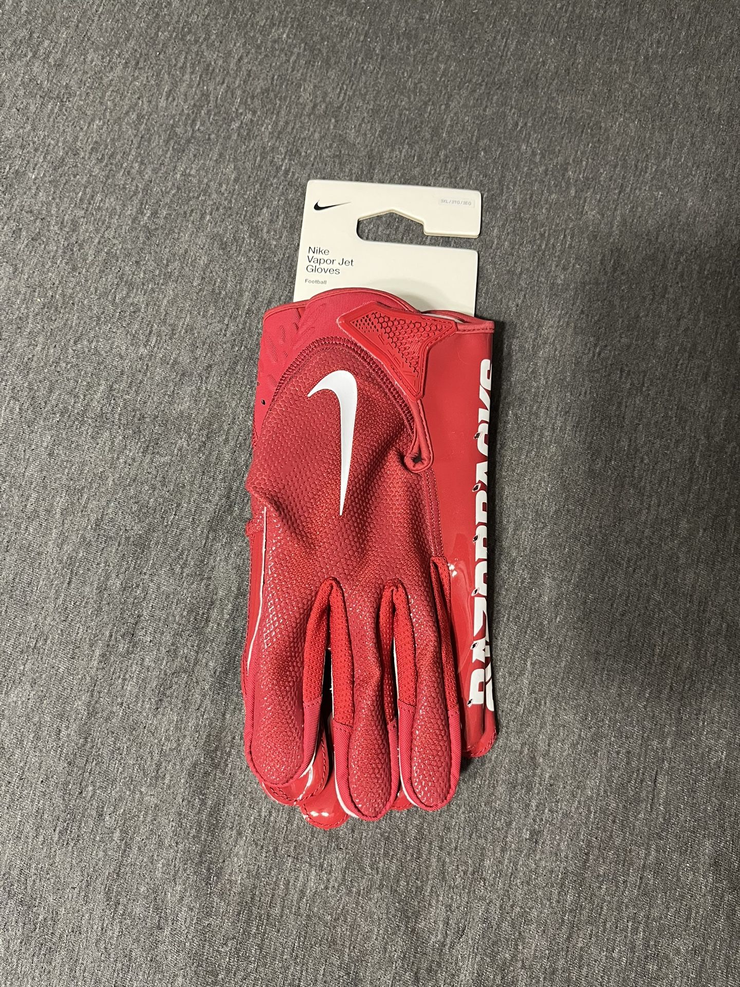 Arkansas Razorbacks Nike football gloves