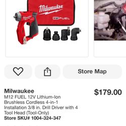 Milwaukee Fuel M12 3/8 Drill Driver 