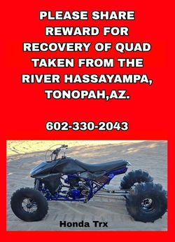 Honda 450trx STOLEN