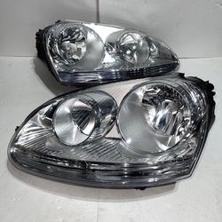 LA Zona Auto Parts Headlights Luces Micas Calaveras faros 2005 to 2010 Volkswagen Jetta Golf GTI Rabbit