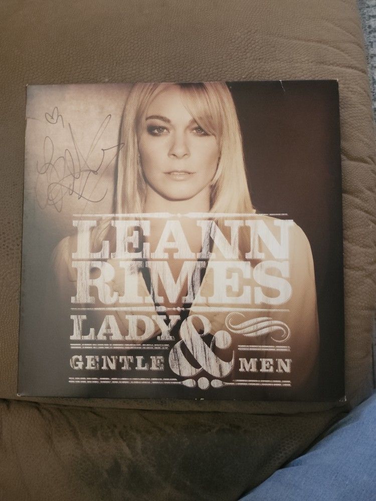 LeAnn Rimes (Signed) Lady And Gentlemen Original (2011) Lp
