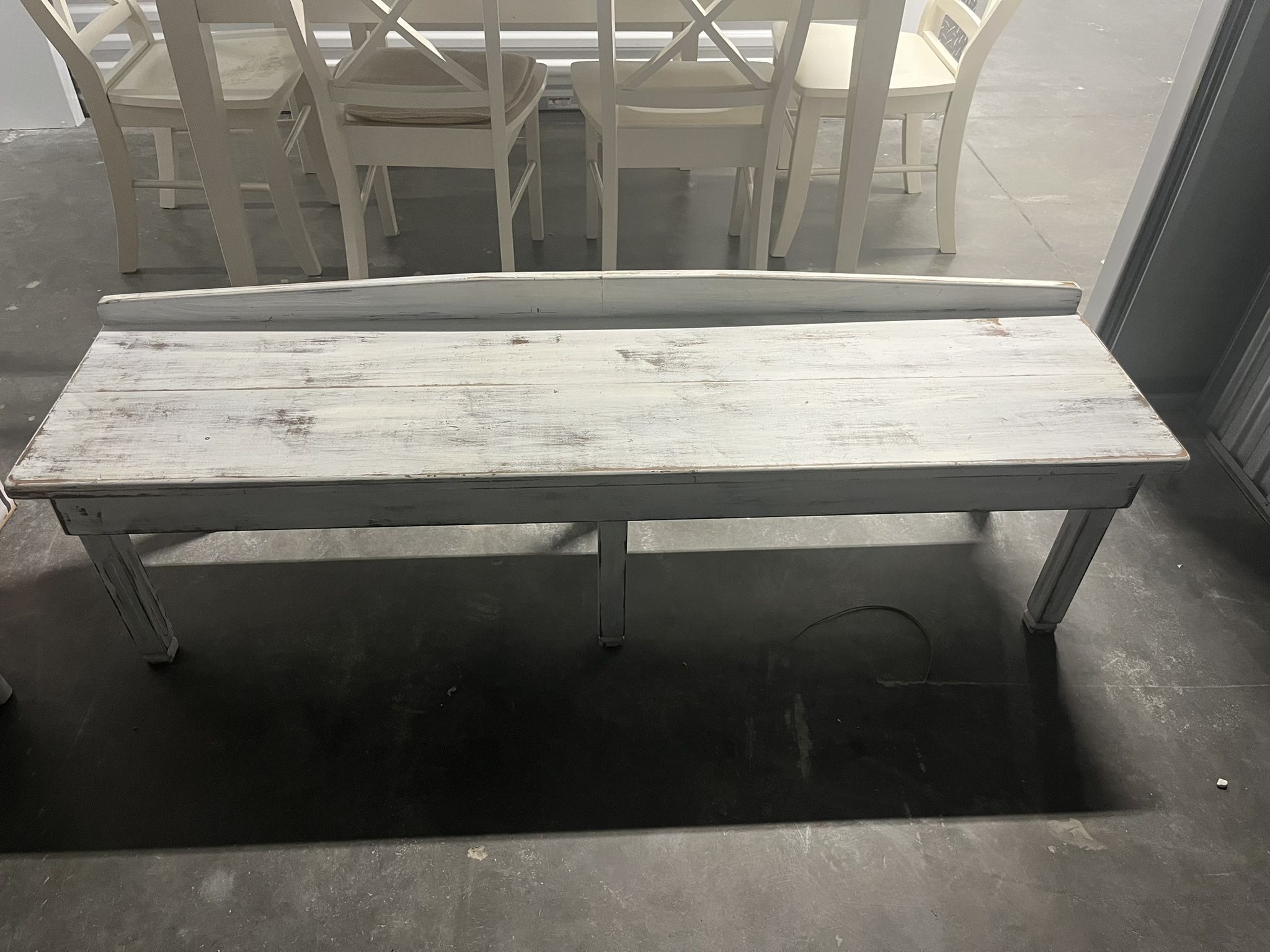 Lovely Wood bench, Painted