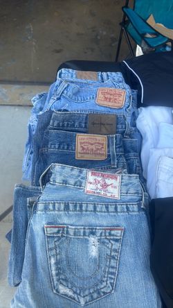 Jeans and corsets $1 each price is firm
