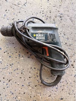 Black and Decker cord drill