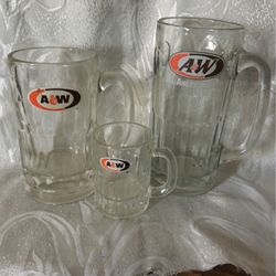 Vintage A&W mugs