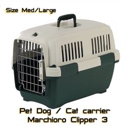 Medium to Large Pet Dog / Cat Carrier / Brand Marchioro Clipper 3 Cayman / Used excellent condition $45.00