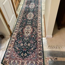 Vintage rug runner Oriental Persian rug 