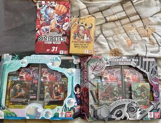One Piece Card Game Bundle – 4 Items