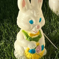 Easter Bunny Blow Mold  19-20 Inches Tall 