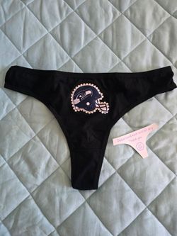 Seattle Seahawks Custom Rhinestone Thong Underwear - Size XL - NWOT
