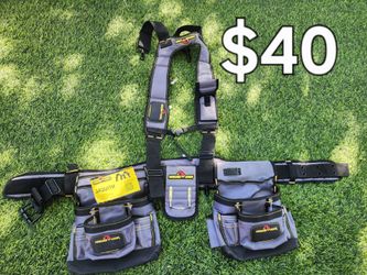 Magno Grip Tool Belt with Suspenders