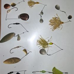 20 Vintage Spinner Baits ,all Working