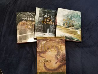 JRR Tolkien Lord of The Rings And The Hobbit Hardback Books