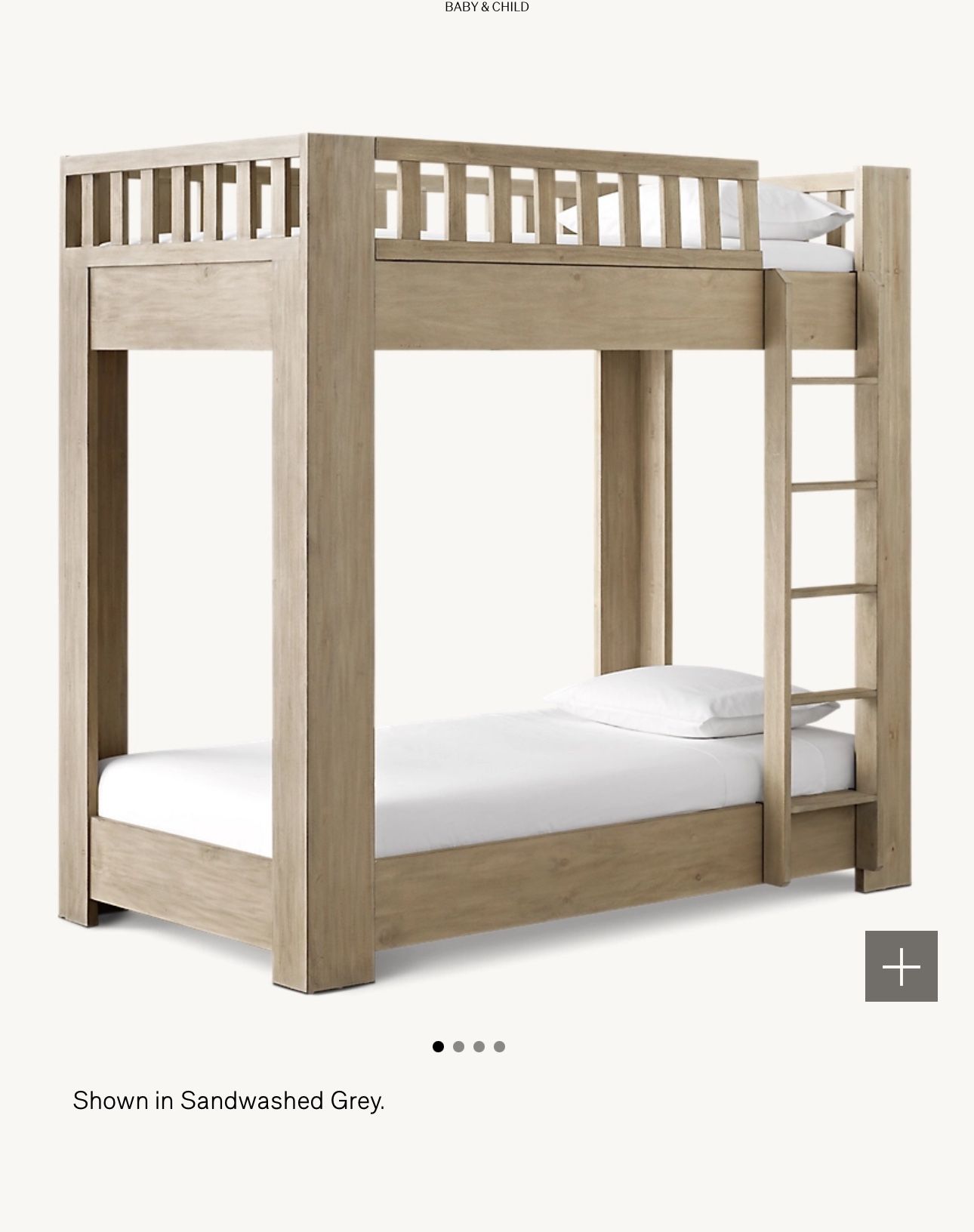 Restoration Hardware Callum Bunk bed