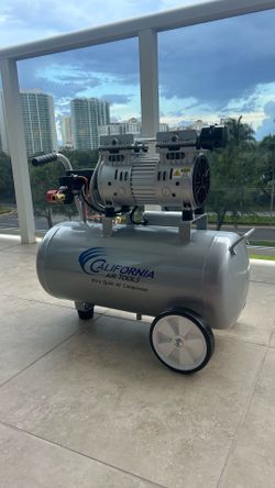 NEW Cali Air Tools 4710 Quiet Air Compressor 1HP 4.7Gal Oil-Free