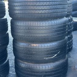 SET OF TIRE 265 50 20 BRIDGESTONE 85% LIFE