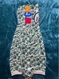 Bape Camo Hoodie Size Large