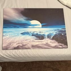 Moon/ Waterfall Portrait 