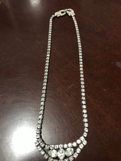 Vintage rhinestone necklace from the 50’s