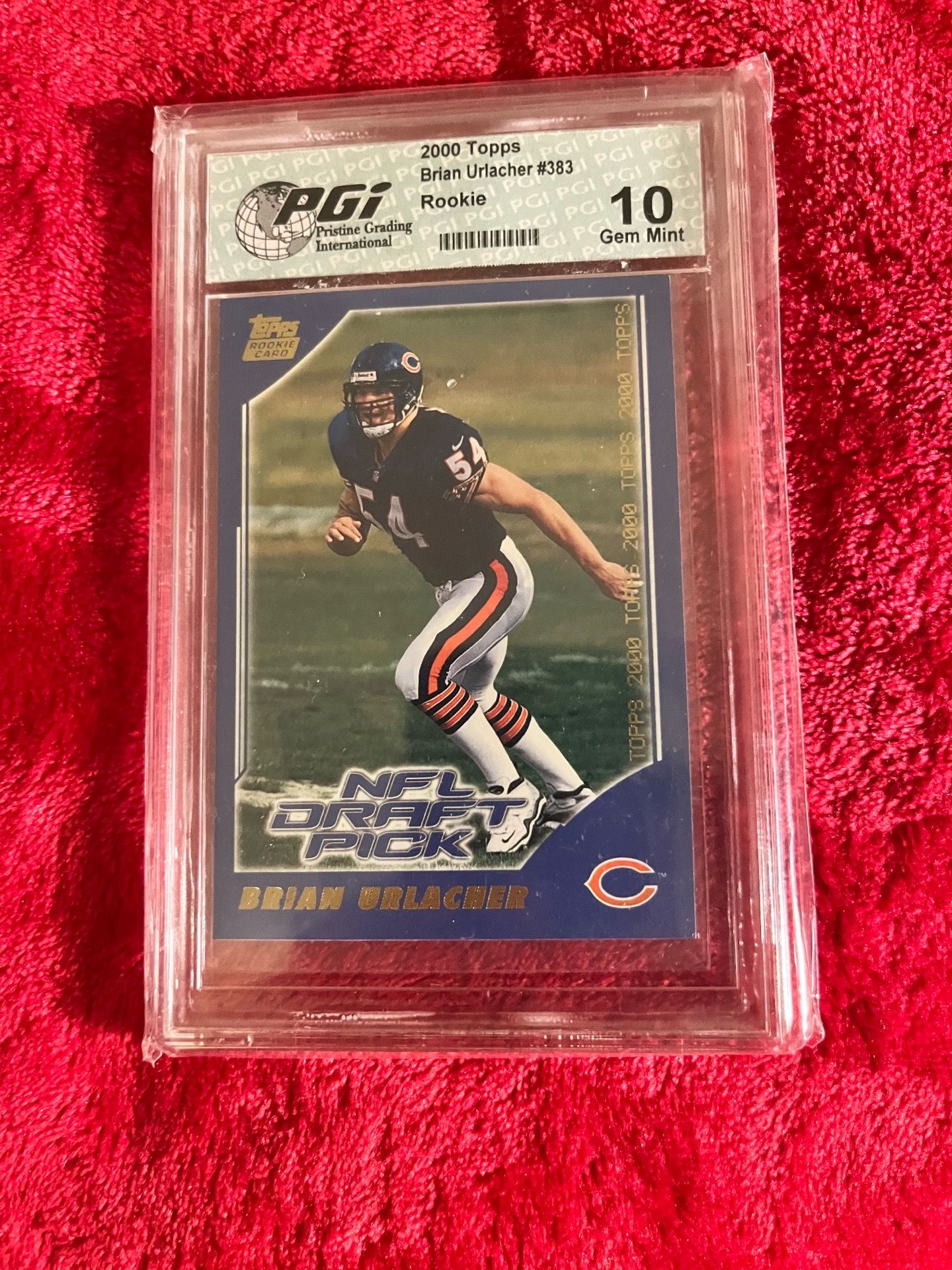 CHICAGO BEARS BRIAN URLACHER CARD