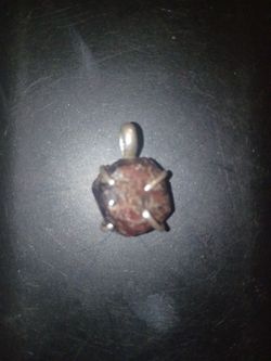 Natural Brown Tourmaline Pendant Sterling Silver 40$ O.B.O. MUST SELL ASAP!!!!
