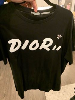 Dior kaws collab shirt black l xl
