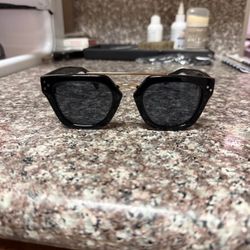 Authentic Celine sunglasses, color 807BN (Black) with polarized lenses
