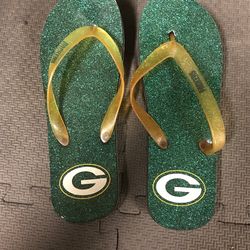 Green Bay Packers Flip Flops