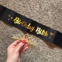 Birthday Sash & Crown