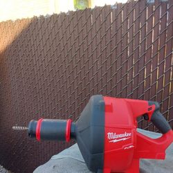 Milwaukee Drain Snake with Cable Drive Rocking Feed System 18 V  600 min ( RPM ) Tool  Only  Brand New 
