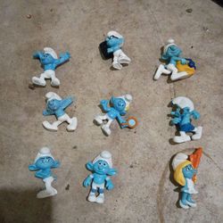 Smirfs toys  McDonald's collections