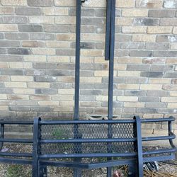 1(contact info removed) Chevy Cattle Guard, Headache Rack And Bed Rails