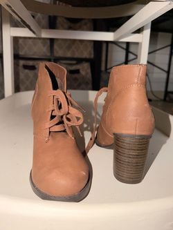 Brown booties