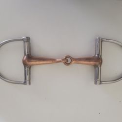 Snaffle BIT, copper Mouth, D Ring